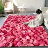 Dywany Rose romantyczny salon dywan krótkie pluszowe luksusowe dywaniki do sypialni miękkie podłogowe mata dekoracje domowe