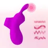 K5DF G-Spot Rabbit Vibrator med kaninöron Realistiska axlar och nöjespärlor för kvinnor klitoris stimulering roterande silikon