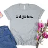 Idjits Supernatural Inspired T-shirt Bobby Singer Shirt Winchester Family Dean Sam Tee Idjits Shirts Unisex Casual Top Fans L220628