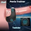 Trådlös testikel massager vibrator cockring sexyyy leksaker för män par ringar silikon penis kuk ring förstoring man sexig