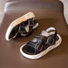 Cool Boys Soft Sole Sandals All-match Beach Shoes Summer New Boys Children's All-match Casual Sandals Unisex Girl Shoes G220418