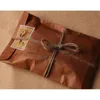 Gift Wrap Retro Old Color Lacquered Kraft Paper Envelope Postcard Bag Bags Storage Collection Home Packaging X2m5Gift