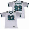Movie Football 92 Spencer Strasmore Jersey Miami Ballers TV Show Rock College White Team Color All Stitched University Hip Hop Breathable For Sport Fans Top Quality