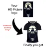 OGKB 3D Print Diy Custom Your Own Design Men's Hooded T Shirt Summer Tops Casual T Shirt Short Sleeve Hoody grossister Leverantör 220707