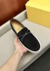 Casual Shoes Designer Luxury Top Version Men's Loafers Importerade Suede Leather Full Set of High-End Packaging