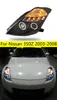 Nissan 350Z 2003-2008ヘッドライトのための車のヘッドライトLED 350-Z DRLランニングライトBI-XENON BEAM FOGLIGHT ANGEL EYES