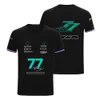 T-shirts voor heren Formule 1 Racing Suit T-shirt F1 Team Racing Suite Sneldrogende ademende ademende ademende aangepaste plus size 2022 Nieuwe stijl BXOX