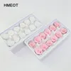 12 pcs/lot High-end Preserved Flowers Immortal Rose 3-4CM Diameter Mothers Day Gift Eternal Life Material Box 220425