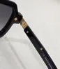 Vintage Sonnenbrille 8043 Schwarzes Goldgrau -Gradient Pop Rauch Männer Schatten Sonnenbrille UV400 Schutz Brille Top -Qualität mit Box