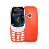 オリジナルの改装された携帯電話Nokia 3310 3G WCDMA 2G GSM 2.4インチ2MPカメラデュアルSIMロック解除電話でボックス