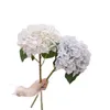 ONE Faux Flower Single Stem Round Hydrangea Simulation Real Touch Hydrangeas for Wedding Home Decorative Artificial Flowers