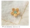 Koki bambina fiore di fiore bianco in stile coreano maniche lunghe bianche graziose tute adorabili con vetement bebe fille g220510