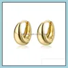 Oreille manchette boucles d'oreilles bijoux femmes géométrique en forme de C 18K Gsfe051 mode Style cadeau Fit femmes bricolage boucle d'oreille livraison directe 2021 Tzbar