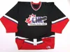 Sällsynt sömnad anpassade CHL Top Prospects Game Black Hockey Jersey Lägg till valfritt namn Män ungdomskvinnor XS-5XL