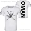 OMAN t-shirt bricolage gratuit nom personnalisé numéro omn t-shirt drapeau de la nation om islam arabe sultanat omanais pays arabe po vêtements 220609