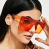 Óculos de Sol Atacado Moda INS Tendências Grandes PC Armação Quadrada HD Lente AC Colorida Proteção UV Óculos de Sol Para Homens Mulheres Óculos de Sol Kimm2