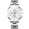Montre-bracelets Highend Black Watch For Men Luxury Business Quartz Wrists Wistres en acier inoxydable Digital Mens Mécanical Wristwatche5274436