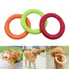 Haustierspielzeug fliegende Discs Eva Hundetraining Ring Puller Resistant Bite Float Toy Welpe Outdoor Interaktives Spiel spielen Haustiervorräte