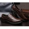 Sapatos de couro genuíno de alta qualidade homens apartamentos de moda s Man Brand Hom