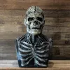 Máscara de zumbi de zumbi morto assustador, assustador, figurino assustador de halloween skull máscara de caveira Party Cosplay Horror Aderetes Bloody Figurino adulto 220817034908