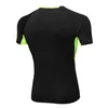 Personnalisez les T-shirts de course pour hommes Compression à séchage rapide Hauts à manches courtes Fitness Gym Jersey Vêtements de sport élastiques Rashguard 220704