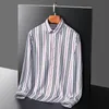 قميص لباس الرجال للرجال القطن أوكسفورد للرجال منذ فترة طويلة من الأعمال التجارية غير الرسمية