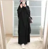 민족 의류 후드 이슬람 여성 Hijab 드레스기도 의류 Jilbab Abaya 긴 Khimar 라마단 가운 Abayas 스커트 세트 이슬람 의류