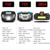 新しいXP-G Q5強力なヘッドランプUSB充電式LEDヘッドライトボディモーションセンサーヘッド懐中電灯キャンプキャンプUSB付きトーチライトランプ
