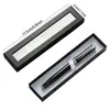 Newpaper Transparency Pen Gift Box 8 Färger Studentgel Pens Packing Boxes School Gift Stationy Office Supplies Pack Case