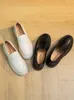 Chaussures habillées Miaoguan 2022 printemps à semelles épaisses Style collège décontracté en cuir véritable mode femme britannique filles mocassins chaussures robe