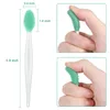 Makeup Brushes 50st Exfoliating Lip Brush Nose Cleaning Double Side Soft Silicone Scrub Tool Amp Blackhead Ta bort Brushmakeup9388116