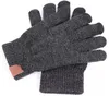 Gants tricotés Homme Femme Solide Hiver Chaud Portable gant sports de plein air Cinq Doigts Écran Tactile Gants Pour iphone 14 Pro max Vente en gros