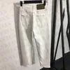 Womens Designer Jeans modemerk broek White High Taille Jean Four Season Denim Pants