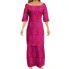 Mode en gros femmes jolies robes moulantes Club doux Samoan Puletasi robe de conception traditionnelle polynésienne 2 pièces ensemble 220706