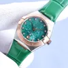 Montre de Luxe Women Watches 29mm 8700自動機械ムーブメントスチールCNCダイヤモンドウォッチ高級時計腕時計