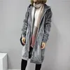 가을 신입 여성 두꺼운 따뜻한 후드 레디 기본 코트 재킷 캐주얼 레이디 겨울 겨울 롱 패션 흑인 겨울 양털 재킷 T200319