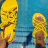 Moda-ayakkabılar kadın terlik 2022 Yaz Yeni Düz Sandalet Kadın Sandales Femmes Sandalias