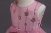 Robe de filles mignonnes élégant princesse pour enfants robe de fête robe de mariée