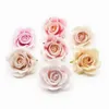 100pc Flowers Artificial Wedding Diy Candy Box Home Decoration Acessorie Christmas Scrapbooking Garden Rose Arch Broche 220513