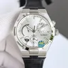 Montre De Luxe Luxury Watch Wristwatches Mens Watches 42x13.5mm 1222 SC 자동 기계 이동 Relojes 전원 주간 및 이중 시간대 디스플레이 디스플레이