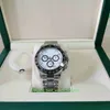 Schone maker Extra-dunne versie horloges 40mm x 12.5mm 116500 Cosmograaf Panda Chronograph Cal.4130 Mechanische beweging Automatische herenhorloge Herenhorloges