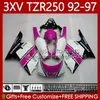 Bodykit für Yamaha TZR250-R TZR250RR YPVS 3XV TZR250R 92-97 117No.123 TZR 250 TZR250 Pink Schwarz R RS RR 1992 1993 1994 1995 1996 1997 TZR-250 92 93 94 95 96 97 OEM-Verkleidung