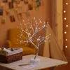 Fée Arbre Lampe De Table Batterie / USB Fil De Cuivre LED Feu Mini Bureau Décoratif Veilleuse Maison Chambre Cadeaux Décoration De Noël H220423