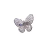 Mode Transparent côté Clip papillon cheveux griffe filles doux solide pinces Barrettes femmes cheveux accessoires