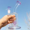 Tuyau de fumée de style narguilé en verre de 12,9 pouces système de filtration en circulation barboteur de conduites d'eau avec bol de joint de 14 mm