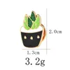 18 Styles Creative Plant Brooch Cactus Succulent Enamel Jewelry Brooches Pins Men Women Suits Cloting Decoration Jewelry Gift Accessories