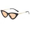 Lunettes de soleil 2022 Mesdames Cat Eye Femmes Brand Designer Fashion Small Frame Sun Glasse pour Female Trend Glases UV400274E