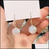 Dangle kroonluchter mode romantische bubble bal oorbellen koreaanse stijl nieuwe brincos feminino drop levering 2021 sieraden jiigv