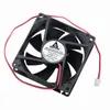 Fans kylningar 10st parti 2pin 24v boll 80mm x 25mm 8025b 8cm DC Motor Computer Axial Cooler Fanfans