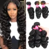 3 bundles loose wave human hair unprocessed indian loose wave virgin hair gaga queen